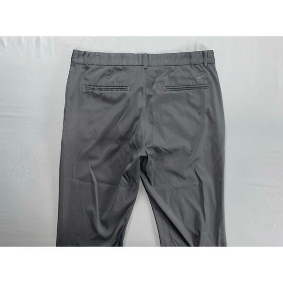 Nike 833194 Flat Front Lightweight Microfiber Golf Pants. Medium Gray, 34X32 EUC - Picture 8 of 9